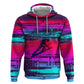 Montford Point Marines Legacy 1942 Zip Hoodie The Right To Fight Retro Glitch Vaporwave Art