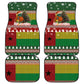 Guinea Bissau Christmas Car Mats Santa Penguin Christmas Tree and Snowflake - African Pride