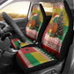 Guinea Bissau Christmas Car Seat Cover Santa Penguin Christmas Tree and Snowflake - African Pride