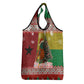 Guinea Bissau Christmas Grocery Bag Santa Penguin Christmas Tree and Snowflake - African Pride