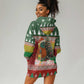 Guinea Bissau Christmas Hoodie Dress Santa Penguin Christmas Tree and Snowflake - African Pride