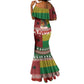 Guinea Bissau Christmas Mermaid Dress Santa Penguin Christmas Tree and Snowflake - African Pride