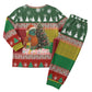 Guinea Bissau Christmas Pajama Set Santa Penguin Christmas Tree and Snowflake - African Pride