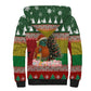 Guinea Bissau Christmas Sherpa Hoodie Santa Penguin Christmas Tree and Snowflake - African Pride