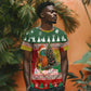 Guinea Bissau Christmas T shirt Santa Penguin Christmas Tree and Snowflake - African Pride