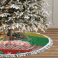 Guinea Bissau Christmas Tree Skirt Santa Penguin Christmas Tree and Snowflake - African Pride