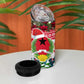 Guinea Bissau Christmas 4 in 1 Can Cooler Tumbler Santa Sleigh Reindeer Forest and National Flag - African Pride