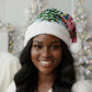Guinea Bissau Christmas Santa Hat Santa Sleigh Reindeer Forest and National Flag - African Pride