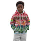 Guinea Bissau Christmas Kid Hoodie Santa Sleigh Reindeer Forest and National Flag - African Pride