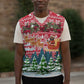 Guinea Bissau Christmas Knitted V-Neck Vest Santa Sleigh Reindeer Forest and National Flag - African Pride
