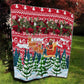 Guinea Bissau Christmas Quilt Santa Sleigh Reindeer Forest and National Flag - African Pride