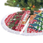 Guinea Bissau Christmas Tree Skirt Santa Sleigh Reindeer Forest and National Flag - African Pride