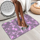 Rosa Parks Bathroom Set Purple Floral Pattern Civil Rights Tribute Bold Name Repeated Text Design - African Pride