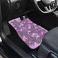 Rosa Parks Car Mats Purple Floral Pattern Civil Rights Tribute Bold Name Repeated Text Design - African Pride