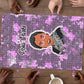 Rosa Parks Puzzle Purple Floral Pattern Civil Rights Tribute Bold Name Repeated Text Design - African Pride