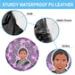 Rosa Parks Spare Tire Cover Purple Floral Pattern Civil Rights Tribute Bold Name Repeated Text Design - African Pride