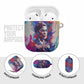 Rosa Parks AirPods Case Red Blue Abstract Art Portrait Sitting Down to Stand Up Quote Civil Rights Tribute - African Pride
