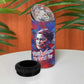 Rosa Parks 4 in 1 Can Cooler Tumbler Red Blue Abstract Art Portrait Sitting Down to Stand Up Quote Civil Rights Tribute - African Pride
