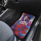 Rosa Parks Car Mats Red Blue Abstract Art Portrait Sitting Down to Stand Up Quote Civil Rights Tribute - African Pride