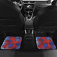 Rosa Parks Car Mats Red Blue Abstract Art Portrait Sitting Down to Stand Up Quote Civil Rights Tribute - African Pride