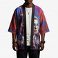 Rosa Parks Kimono Red Blue Abstract Art Portrait Sitting Down to Stand Up Quote Civil Rights Tribute - African Pride