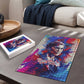 Rosa Parks Puzzle Red Blue Abstract Art Portrait Sitting Down to Stand Up Quote Civil Rights Tribute - African Pride