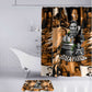 Rosa Parks Bathroom Set Sepia Collage Design Civil Rights Icon I Believe There Is Only One Race Quote - African Pride