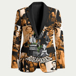 Rosa Parks Blazer Sepia Collage Design Civil Rights Icon I Believe There Is Only One Race Quote - African Pride