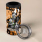 Rosa Parks 4 in 1 Can Cooler Tumbler Sepia Collage Design Civil Rights Icon I Believe There Is Only One Race Quote - African Pride
