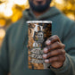 Rosa Parks 4 in 1 Can Cooler Tumbler Sepia Collage Design Civil Rights Icon I Believe There Is Only One Race Quote - African Pride