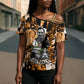 Rosa Parks Cross Shoulder Shirt Sepia Collage Design Civil Rights Icon I Believe There Is Only One Race Quote - African Pride