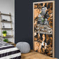 Rosa Parks Door Cover Sepia Collage Design Civil Rights Icon I Believe There Is Only One Race Quote - African Pride