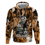 Rosa Parks Hoodie Sepia Collage Design Civil Rights Icon I Believe There Is Only One Race Quote - African Pride