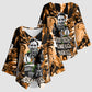 Rosa Parks Kimono Sleeve Blouse Sepia Collage Design Civil Rights Icon I Believe There Is Only One Race Quote - African Pride