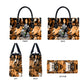 Rosa Parks Leather Bag Sepia Collage Design Civil Rights Icon I Believe There Is Only One Race Quote - African Pride