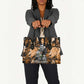 Rosa Parks Leather Bag Sepia Collage Design Civil Rights Icon I Believe There Is Only One Race Quote - African Pride