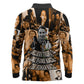 Rosa Parks Long Sleeve Polo Shirt Sepia Collage Design Civil Rights Icon I Believe There Is Only One Race Quote - African Pride