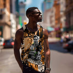 Rosa Parks Men Tank Top Sepia Collage Design Civil Rights Icon I Believe There Is Only One Race Quote - African Pride