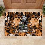 Rosa Parks Rubber Doormat Sepia Collage Design Civil Rights Icon I Believe There Is Only One Race Quote - African Pride