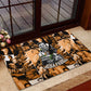 Rosa Parks Rubber Doormat Sepia Collage Design Civil Rights Icon I Believe There Is Only One Race Quote - African Pride