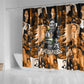 Rosa Parks Shower Curtain Sepia Collage Design Civil Rights Icon I Believe There Is Only One Race Quote - African Pride