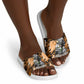 Rosa Parks Slide Sandals Sepia Collage Design Civil Rights Icon I Believe There Is Only One Race Quote - African Pride