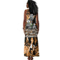 Rosa Parks Tank Maxi Dress Sepia Collage Design Civil Rights Icon I Believe There Is Only One Race Quote - African Pride