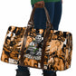Rosa Parks Travel Bag Sepia Collage Design Civil Rights Icon I Believe There Is Only One Race Quote - African Pride