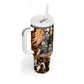 Rosa Parks Tumbler With Handle Sepia Collage Design Civil Rights Icon I Believe There Is Only One Race Quote - African Pride