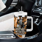 Rosa Parks Tumbler With Handle Sepia Collage Design Civil Rights Icon I Believe There Is Only One Race Quote - African Pride