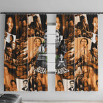 Rosa Parks Window Curtain Sepia Collage Design Civil Rights Icon I Believe There Is Only One Race Quote - African Pride