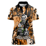 Rosa Parks Women Polo Shirt Sepia Collage Design Civil Rights Icon I Believe There Is Only One Race Quote TS04