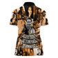 Rosa Parks Women Polo Shirt Sepia Collage Design Civil Rights Icon I Believe There Is Only One Race Quote TS04