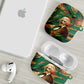 Frederick Douglass AirPods Case Green Abstract Design Civil Rights Leader Quote on Race and Humanity - African Pride